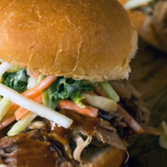 Adobo Pulled Pork Sliders