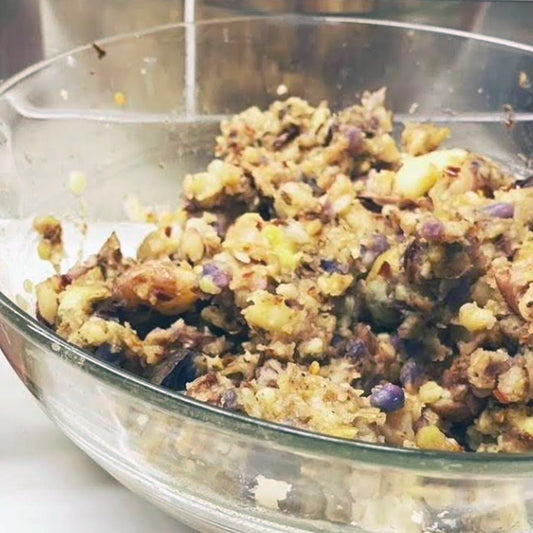 Asian Style Crushed Potatoes