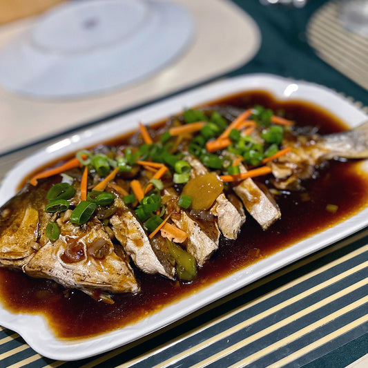 Pampano in Ginger & Oyster Sauce