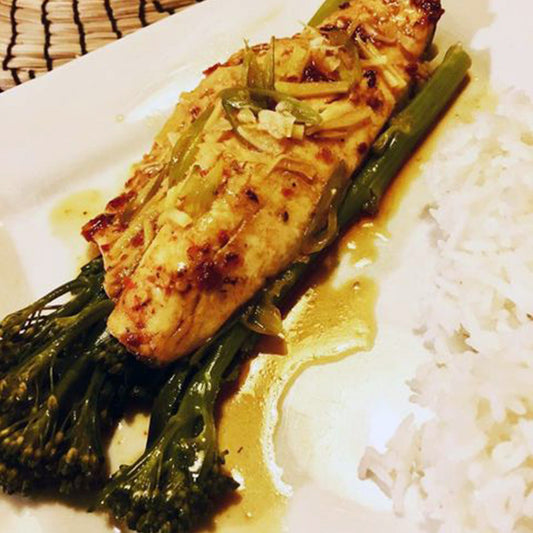 Steamed Fish in Black Bean Chilli Oil
