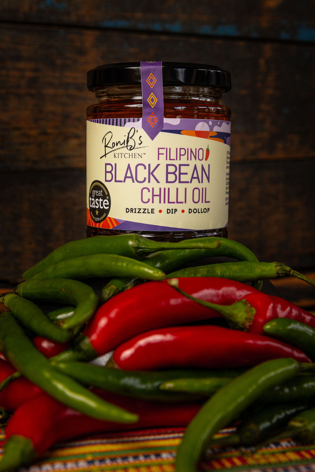 Filipino Style Black Bean Chilli Oil - RoniB's Kitchen