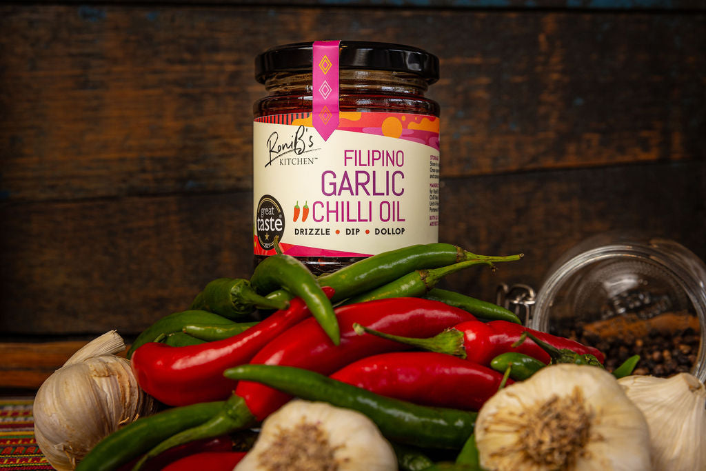 Filipino Style Garlic Chilli Oil - RoniB's Kitchen