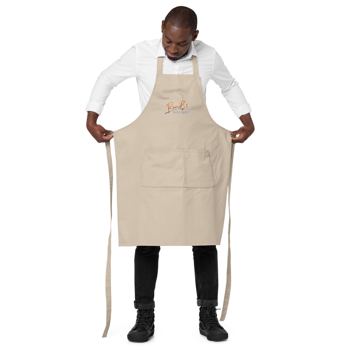 RBK Organic Cotton Apron - RoniB's Kitchen