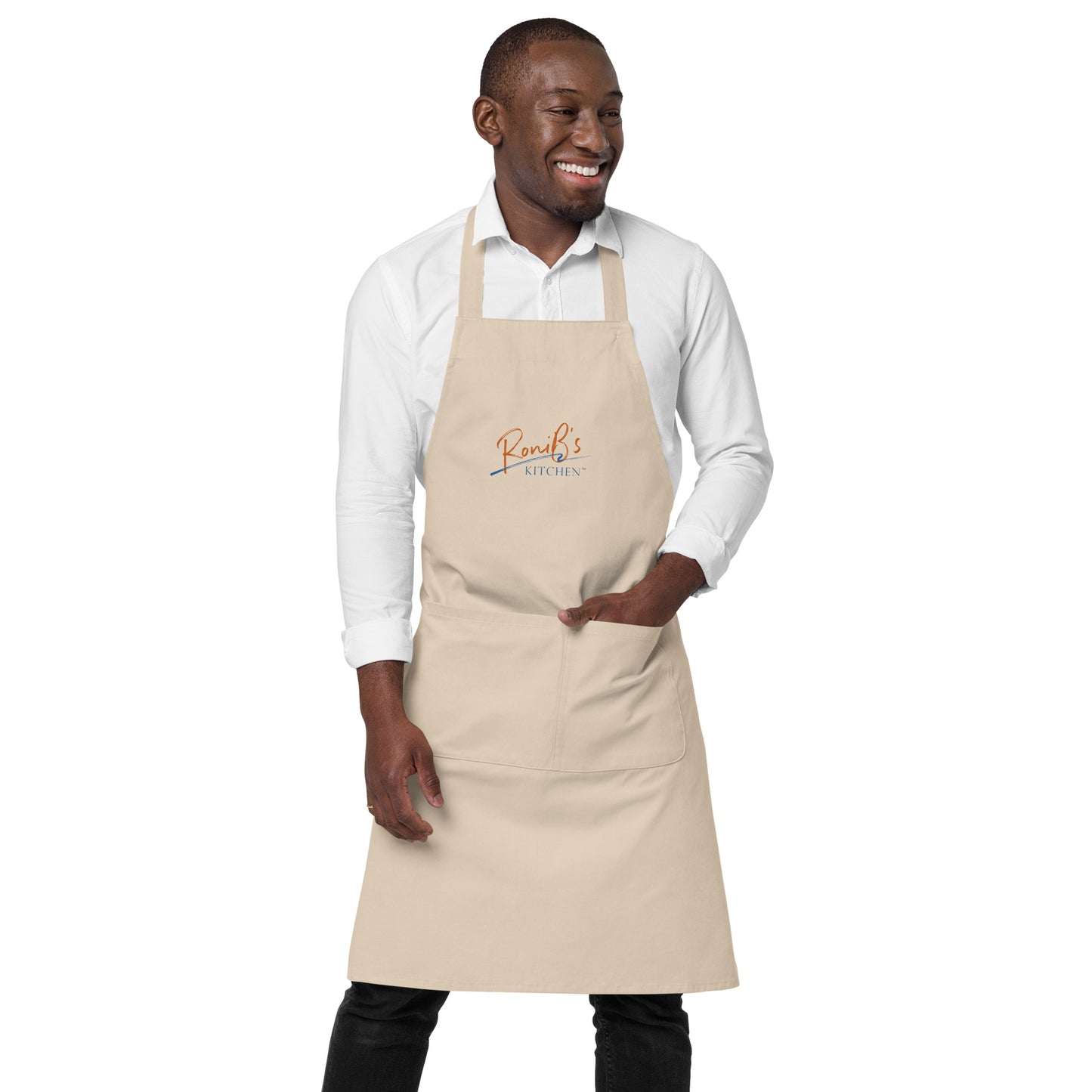 RBK Organic Cotton Apron - RoniB's Kitchen