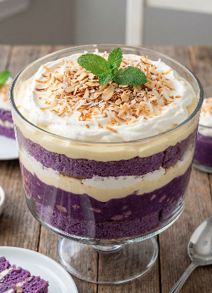 Ube Trifle (RoniB’s Kitchen Version)