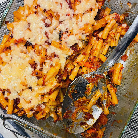 Corned Beef Pasta Bake