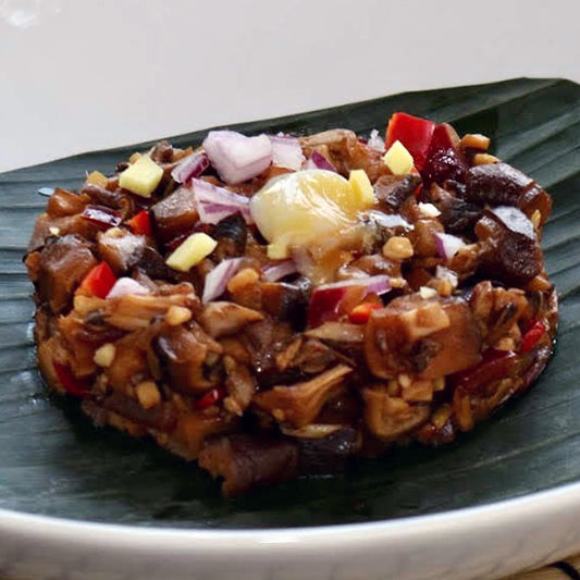 Mushroom Sisig