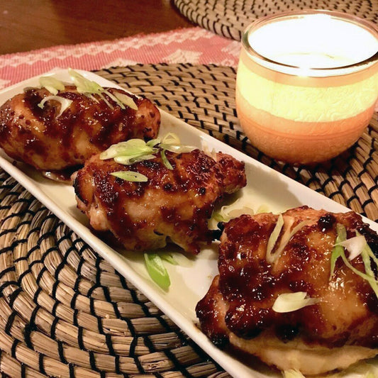 Sticky Chicken Thighs