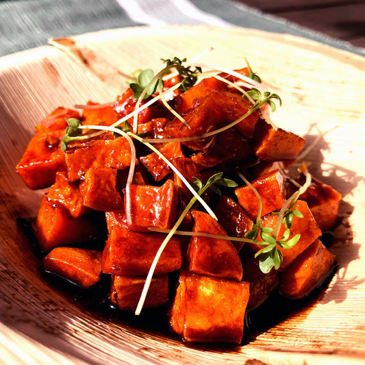 Sweet Potato in Tamarind Glaze