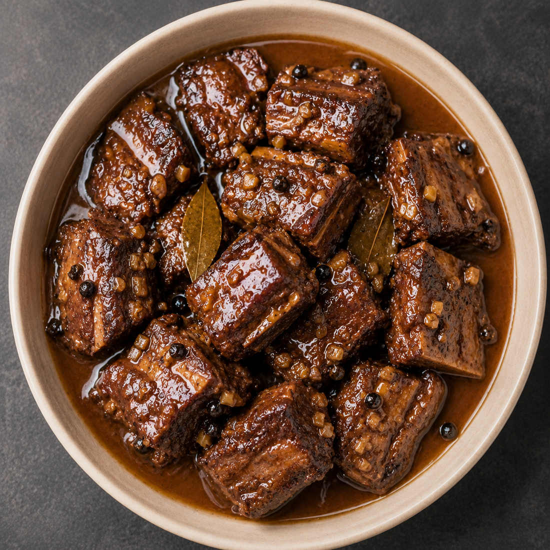 Beef Adobo in Coconut Milk