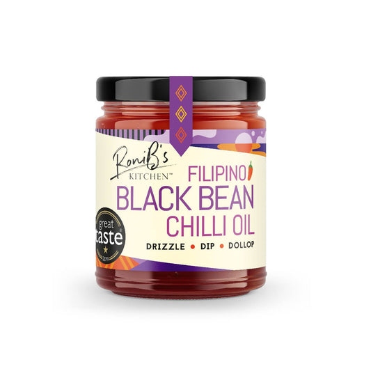 Filipino Style Black Bean Chilli Oil - RoniB's Kitchen